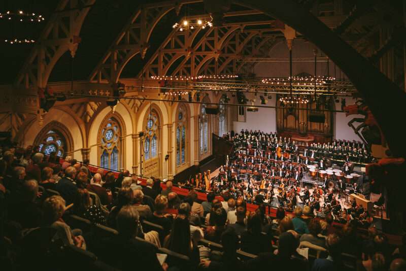 Image of crowd/audience and Orchestra