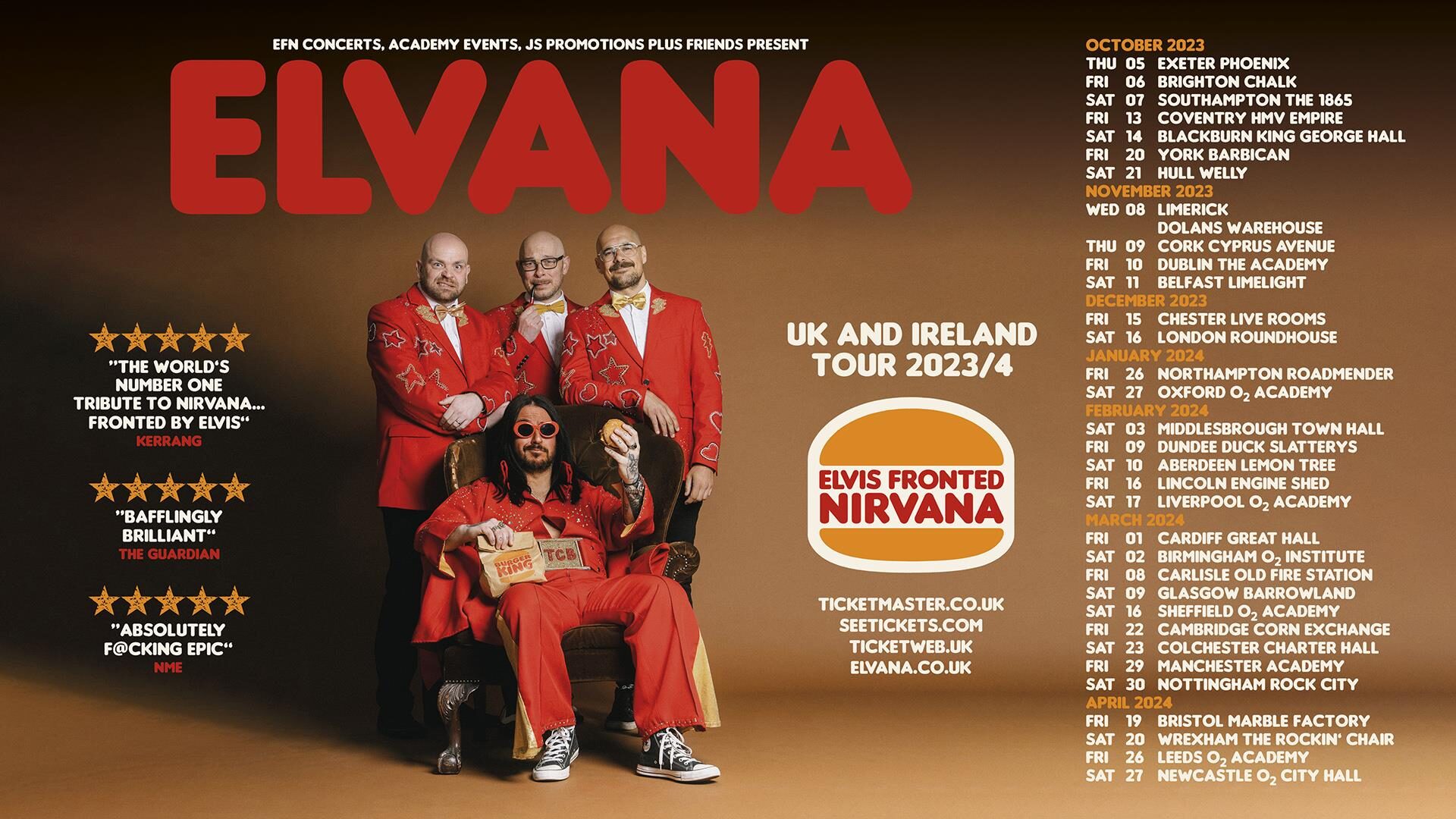  Elvana: Elvis Fronted Nirvana Plus Special Guests