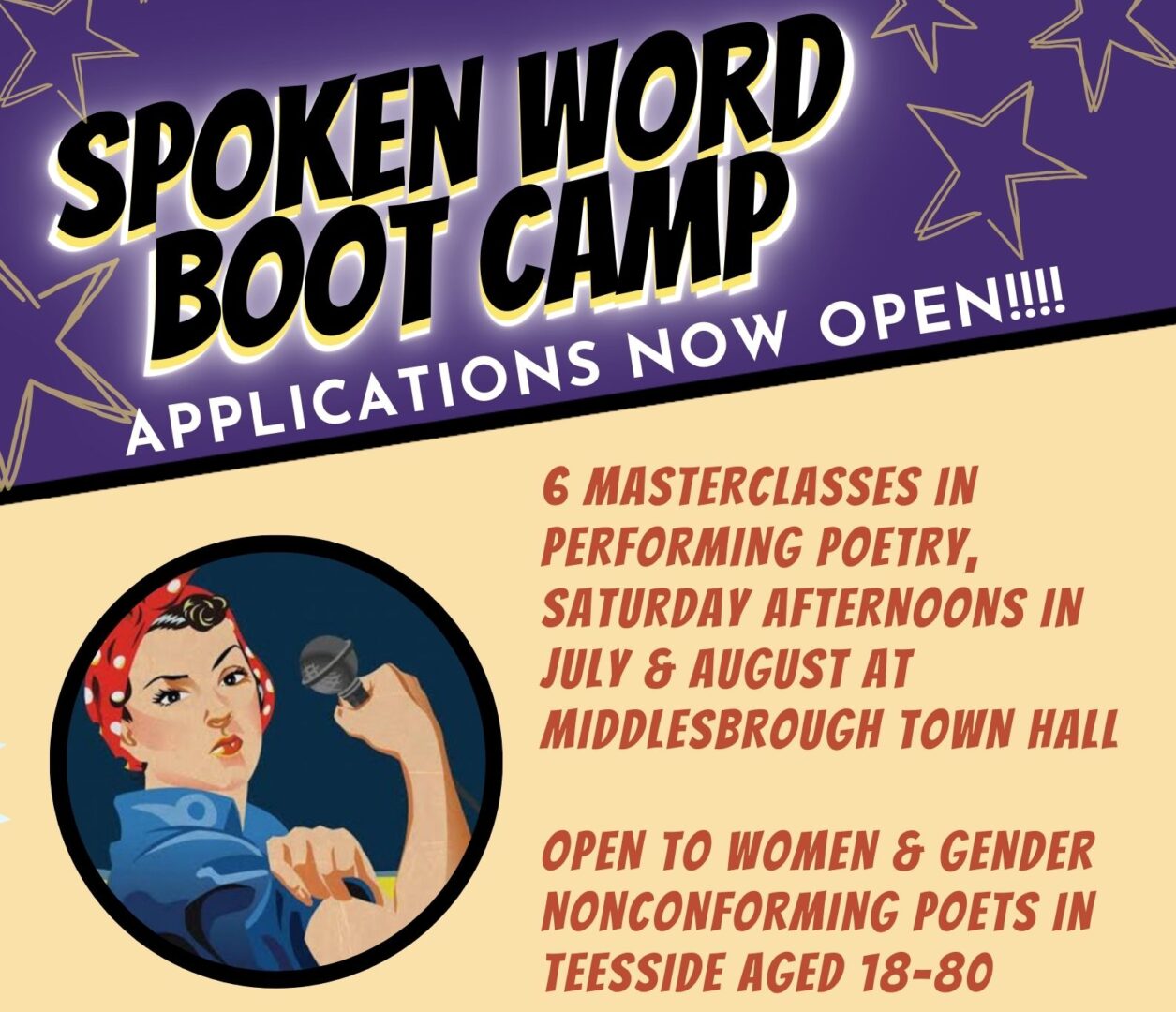  Tees Women Poets Spoken Word Boot Camp 2024